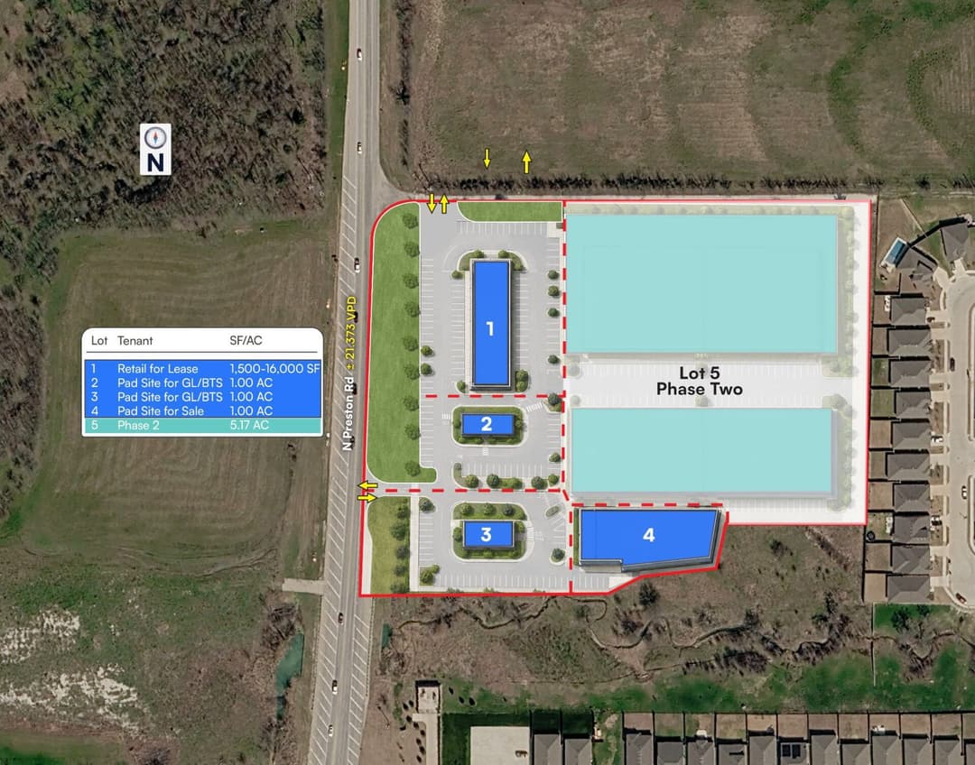 Image of Celina Retail Development Property