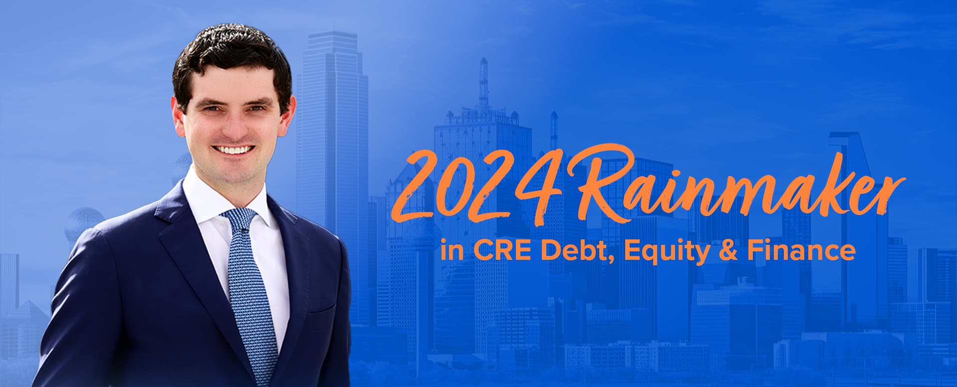 Clark Finney Recognized as 2024 Rainmaker in CRE featured image 