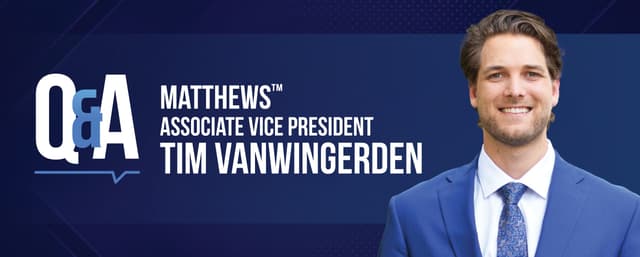 Image of Q&A: Tim VanWingerden | Matthews™ Associate Vice President Success Story