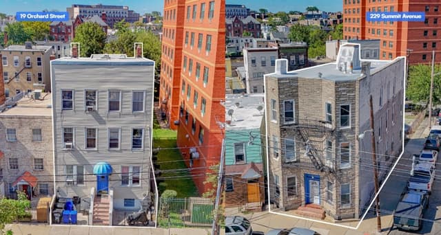 19 Orchard Street and 229 Summit Avenue multifamily properties in Jersey City NJ sold by Matthews