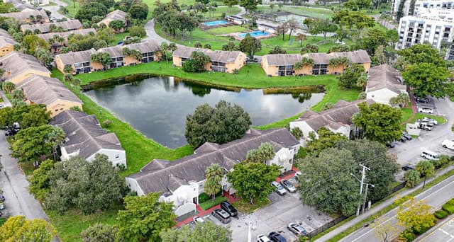 Aerial view of Inverrary on the Lake apartment community in Lauderhill Florida Inverrary on the Lake sale