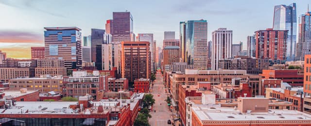 Photo of the city of Denver