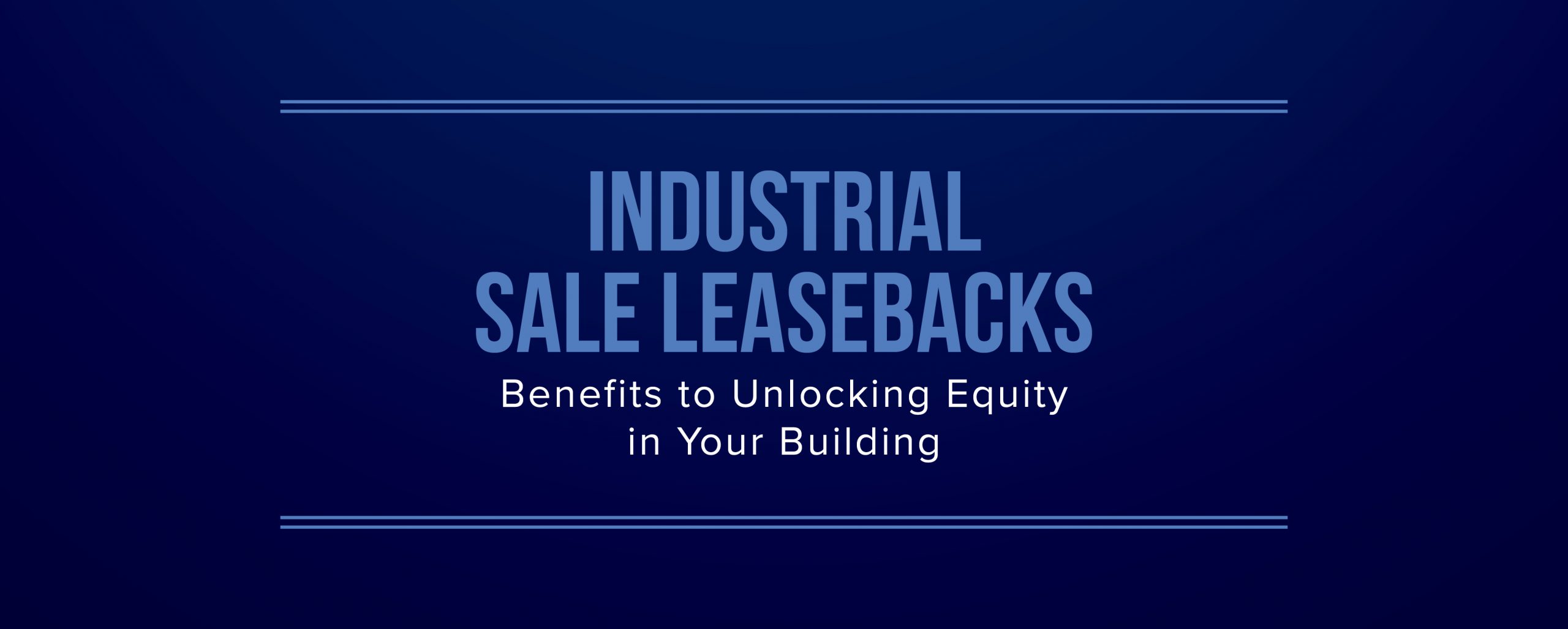 industrial sale leasebacks text
