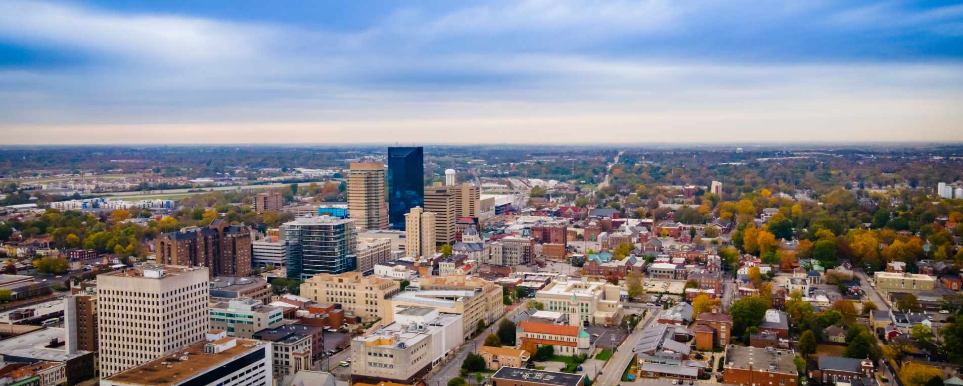 Lexington city skyline